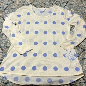 NWT lularoe Lynnae long sleeve top